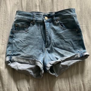 Garage Premium Super Soft High Rise Jean Shorts